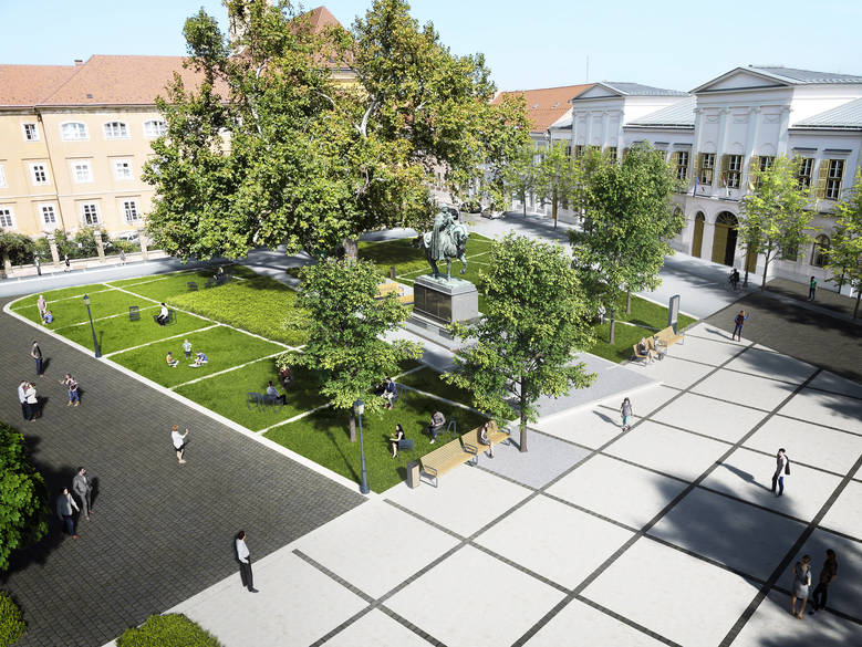 Székesfehérvár - Szent István tér tendertervei
