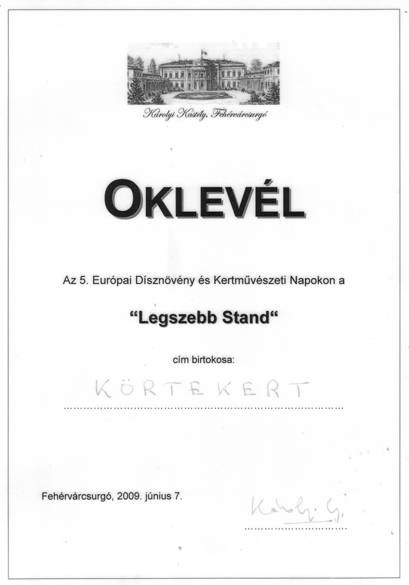 Kertművészeti napok 2009.